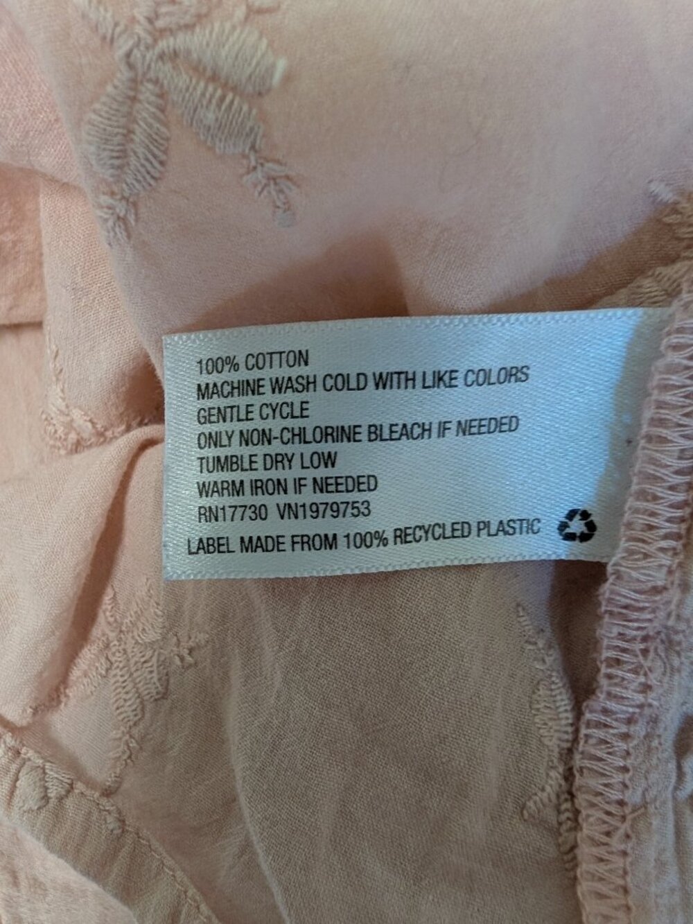 Universal Thread Womens Babydoll Cottagecore Flutter Sleeve Top Size L Peach - Picture 2 of 9